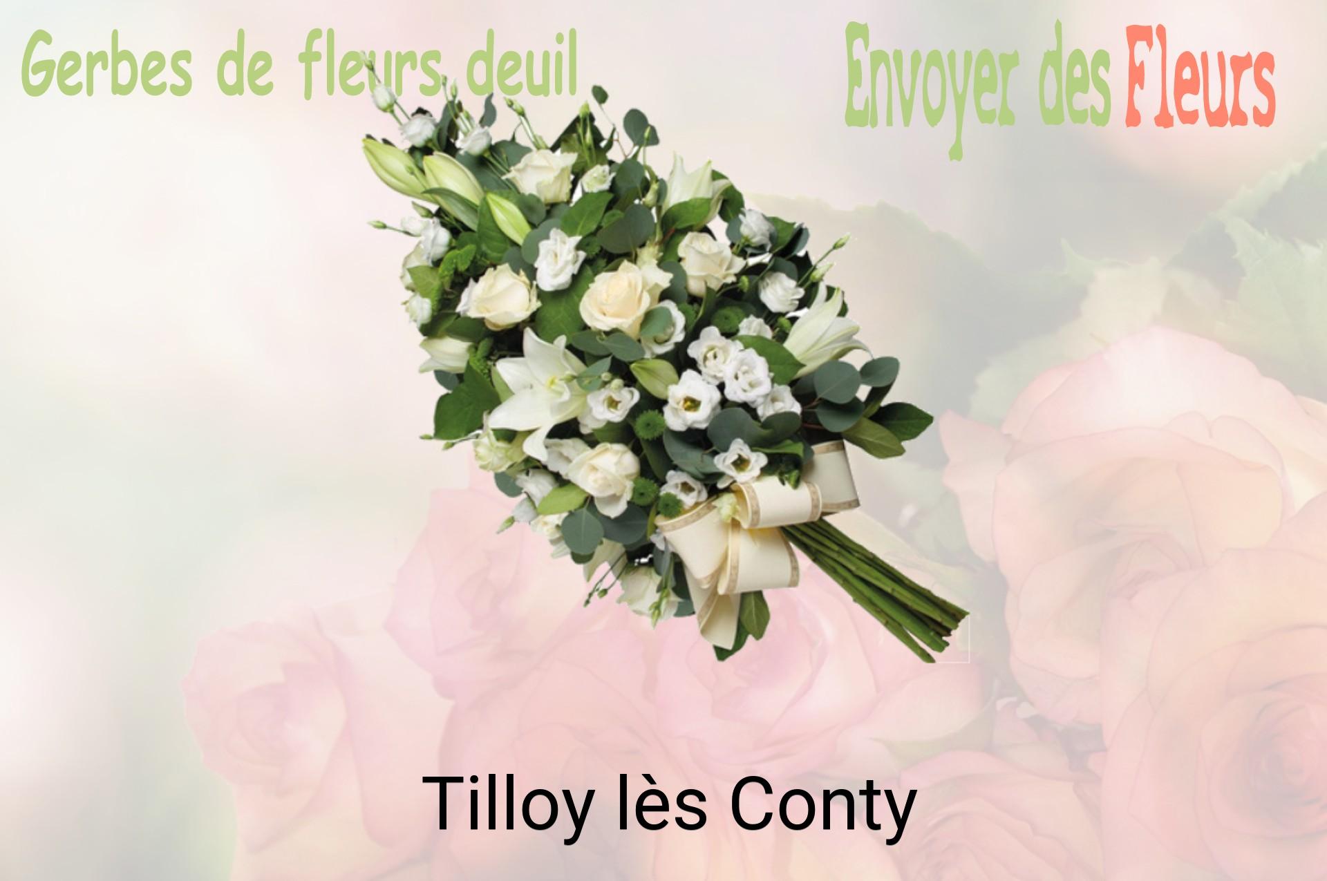 Gerbe de fleurs de deuil livrée à Tilloy-lès-Conty